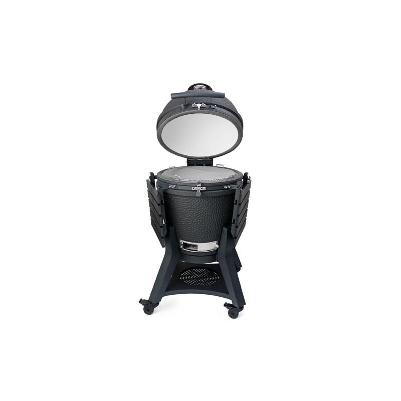 Керамічний вугільний гриль Kamado L 5 в 1 з системою BBQ Block Fire GRILLI 749777 Код: 012008