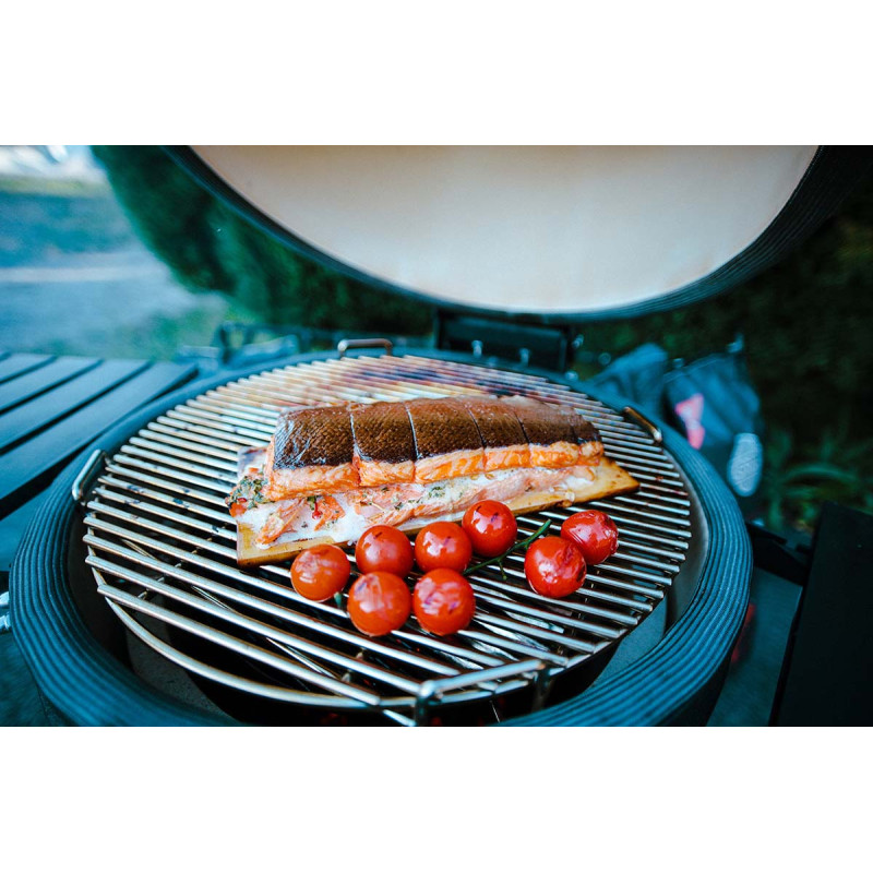 Керамічний вугільний гриль Kamado L 5 в 1 з системою BBQ Block Fire GRILLI 749777 Код: 012008