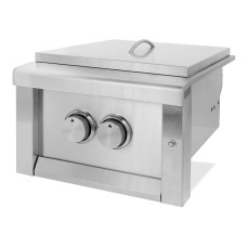 Подвійна вбудована конфорка з кришкою GRILLI 888004 Код: 012579