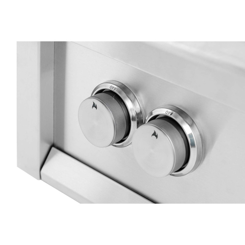 Подвійна вбудована конфорка з кришкою GRILLI 888004 Код: 012579