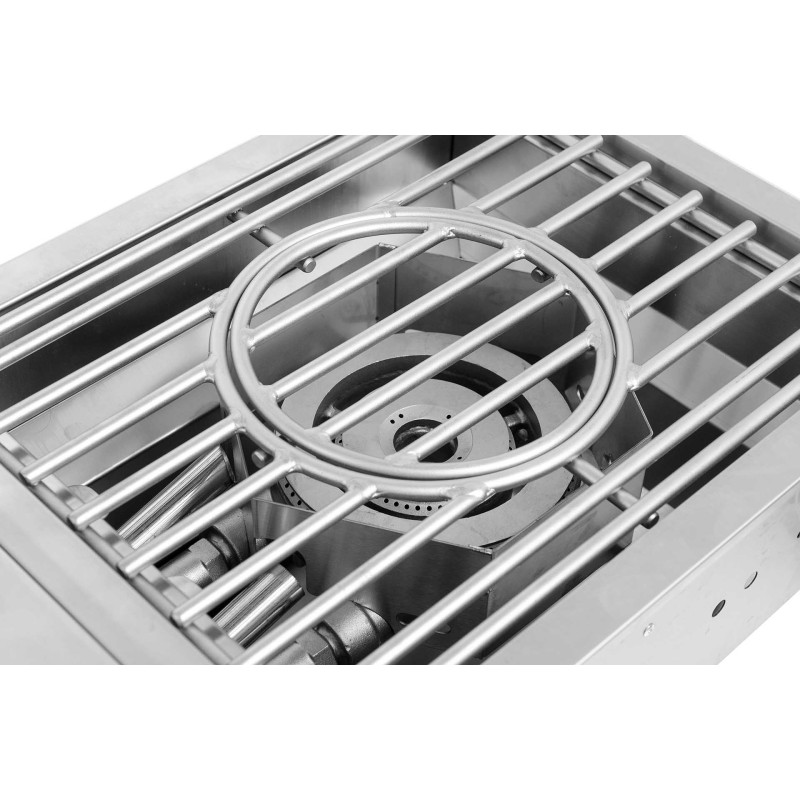 Подвійна вбудована конфорка з кришкою GRILLI 888004 Код: 012579