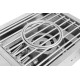Подвійна вбудована конфорка з кришкою GRILLI 888004 Код: 012579