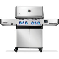 Газовий гриль Napoleon Prestige P 500 Connected з бічною конфоркою Sizzle Zone та вертілем (69212) нерж сталь P500VXRSIBPSS Код: 013838
