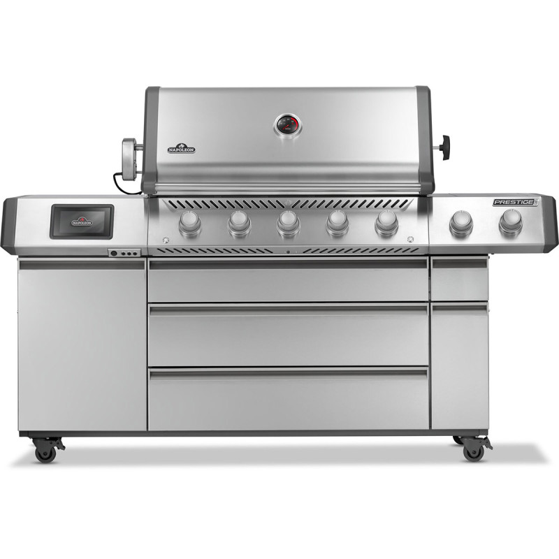 Газовий гриль Napoleon Prestige PRO 665 Connected з бічною конфоркою Sizzle Zone та вертілем нерж сталь PRO665VXRSIBPSS-RC Код: 013842