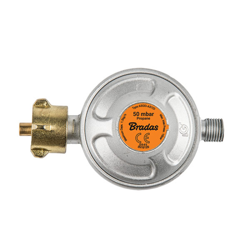 Редуктор Bradas 50 mBar (KLF під руку на різьбу) RGA310002 Код: 010612
