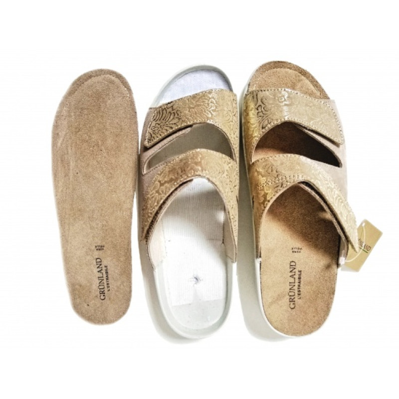 Шльопанці жіночі Бежевий CE0650 Grunland Розмір 5 (CE0650 /40/C-920)