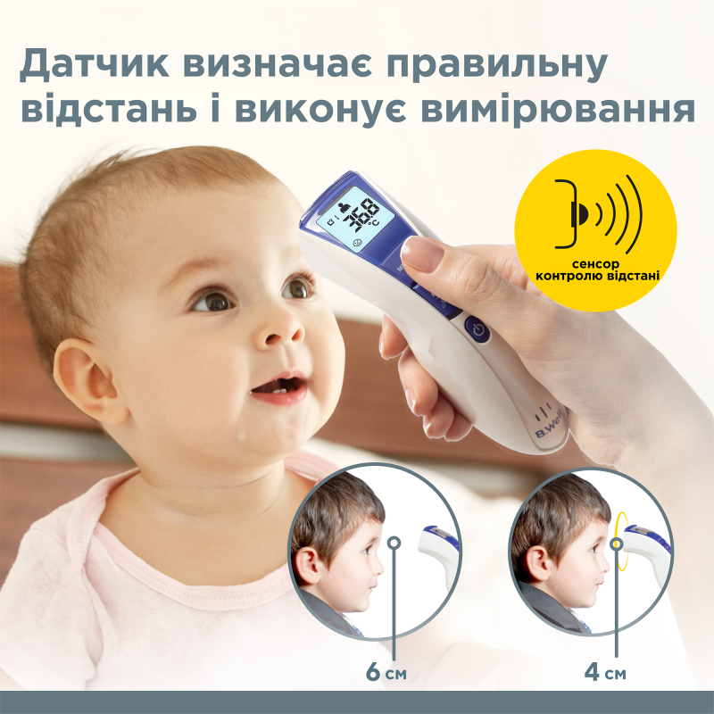 Термометр медичний інфрачервоний WF-5000 B.Well (WF-5000-2335)