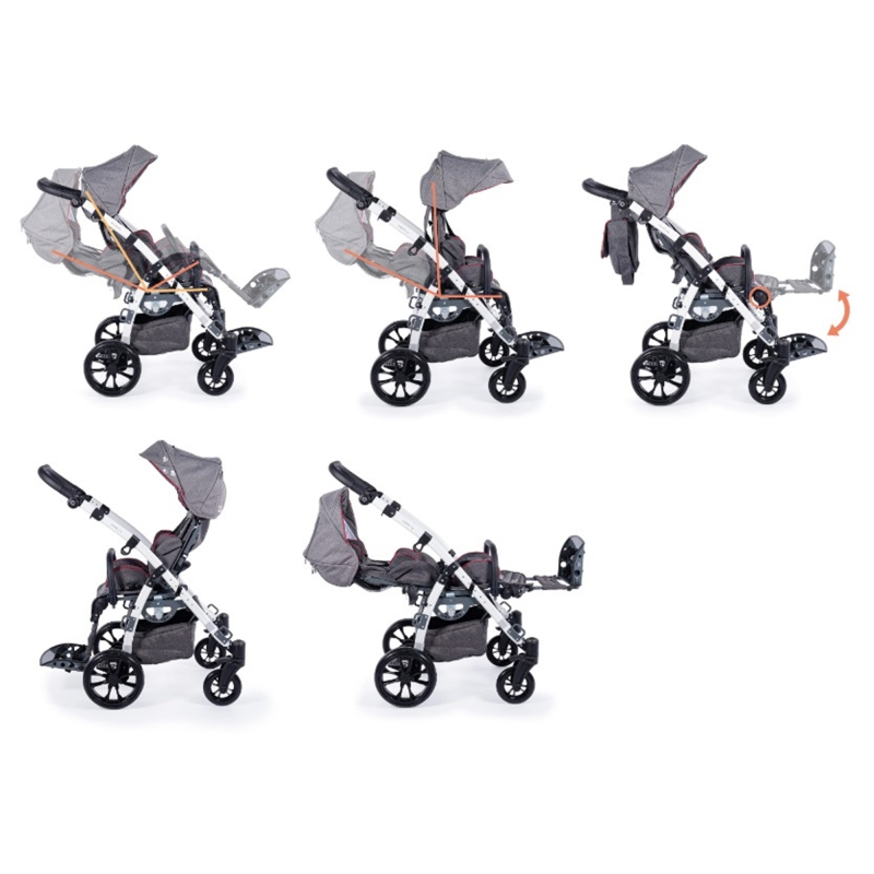 Дитяче крісло колісне MyWam Grizzly (Grizzly-2715)