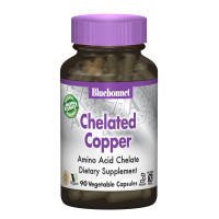 Хелатна Мiдь, Albion, Bluebonnet Nutrition, 90 гелевих капсул