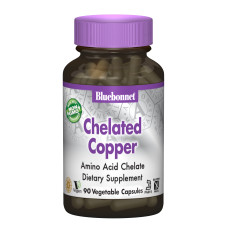 Хелатна Мiдь, Albion, Bluebonnet Nutrition, 90 гелевих капсул