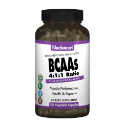 BCAAs (Разветвленные Цепи Аминокислот), Bluebonnet Nutrition, 120 гелевых капсул