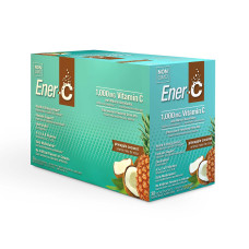 Вітамінний Напій для Підвищення Імунітету, Смак Ананасу та Кокосу, Vitamin C, Ener-C, 30 пакетиків