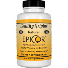 Естественная защита иммунитета 500 мг, EpiCor, Healthy Origins, 30 гелевых капсул