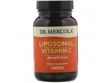 Вітамін C в ліпосомах, 1000 мг, Liposomal Vitamin C, Dr. Mercola, 60 капсул