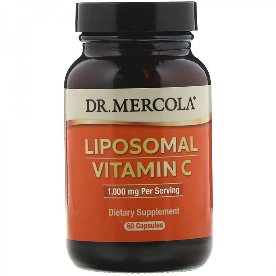 Вітамін C в ліпосомах, 1000 мг, Liposomal Vitamin C, Dr. Mercola, 60 капсул