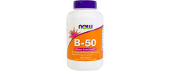 B-Комплекс 50, B-50, Now Foods, 250 таблеток