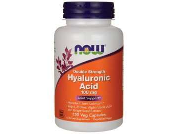 Гіалуронова кислота, Hyaluronic Acid, Now Foods, 100 мг, 120 капсул