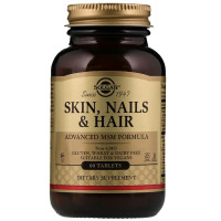 Комплекс для Кожи, Ногтей и Волос, Улучшенная Формула с МСМ, 60 таблеток