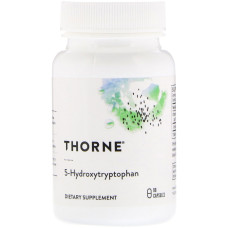 5-HTP (Гидрокситриптофан), 100 мг, 5-Hydroxytryptophan, Thorne Research, 90 капсул