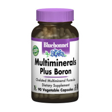 Мультивитамины + Бор с Железом, Bluebonnet Nutrition, 90 вегетарианских капсул
