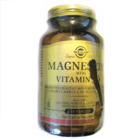 УЦІНКА Магній та Вітамін В6, Solgar, 250 таблеток (подряпина на етикетці)