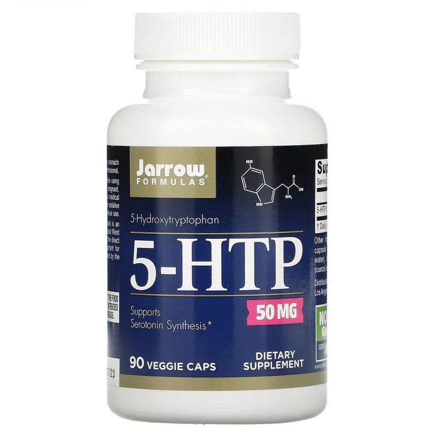 5-HTP, Гидрокситриптофан, 50 мг, Jarrow Formulas, 90 капсул