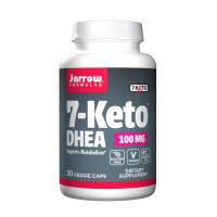 7-KETO (Дегидроэпиандростерон), 100 Мг, Jarrow Formulas, 30 вегетарианских капсул