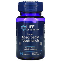 Витамин Е Супер абсорбирующие Токотриенолы, Super Absorbable Tocotrienols, Life Extension, 60 капсул