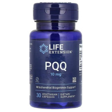Пирролохинолинхинон PQQ, 10 мг, PQQ, Life Extension, 30 вегетарианских капсул