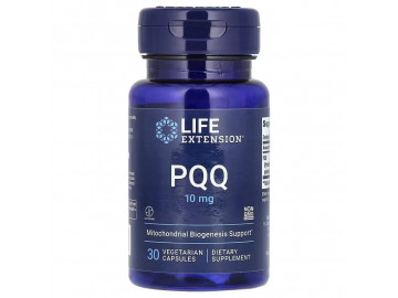 Пірролохінолінхінон PQQ, 10 мг, PQQ, Life Extension, 30 вегетаріанських капсул
