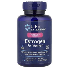 Эстроген для женщин, Estrogen for Women, Life Extension, 30 таблеток