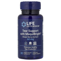 Захист від втоми очей, Tear Support with MaquiBright, Maqui Berry Extract, Life Extension, 30 вегетаріанських капсул