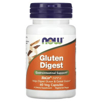 Ферменти для травлення глютена, Gluten Digest, Now Foods, 60 вегетаріанських капсул