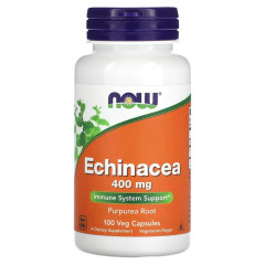 Эхинакея, 400 мг, Echinacea, Now Foods, 100 вегетарианских капсул