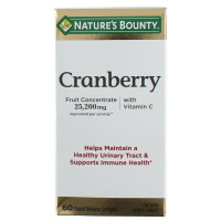 Журавлина, Cranberry with Vitamins C, Nature's Bounty, 60 гелевих капсул