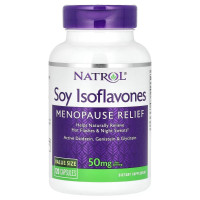 Соєві Ізофлавони, 50 мг, Soy Isoflavones, Natrol, 120 капсул
