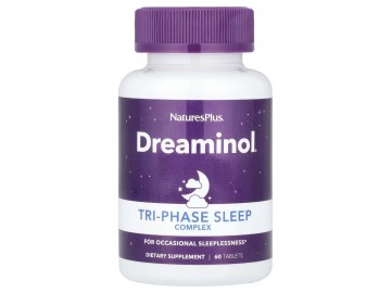 Трифазний комплекс для сну, Tri-Phase Sleep Complex, Natures Plus, 60 таблеток