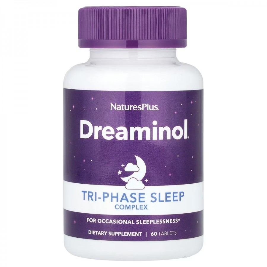 Трифазний комплекс для сну, Tri-Phase Sleep Complex, Natures Plus, 60 таблеток