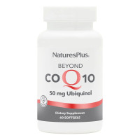 Коензим Q10, Убіхінол, 50 мг, Beyond CoQ10, Natures Plus, 60 гелевих капсул