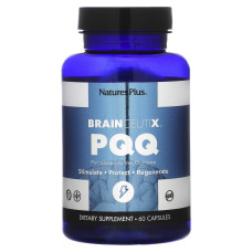 Пирролохинолинхинон PQQ, 20 мг, BrainCeutix, Natures Plus, 60 капсул