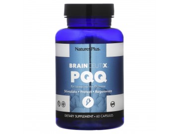 Пірролохінолінхінон PQQ, 20 мг, BrainCeutix, Natures Plus, 60 капсул