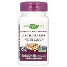 Астрагал, преміум екстракт, Astragalus, Premium Extract, Nature's Way, 60 вегетаріанських капсул