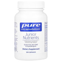Мультивітаміни для дітей та підлітків, Junior Nutrients, Pure Encapsulations, 120 капсул