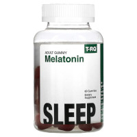 Мелатонин, Здоровый сон, вкус клубники, Melatonin, T-RQ, 60 жевательных таблеток