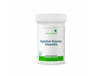 Травні ферменти, Digestive Enzymes, Seeking Health, 60 жувальних таблеток