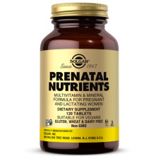 УЦІНКА Мультивітаміни для Вагітних, Prenatal Nutrients, Solgar, 120 таблеток (брак пакування)