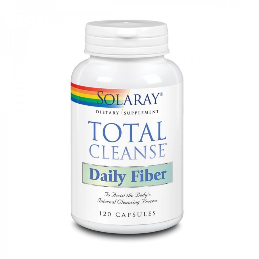 Повне очищення, Total Cleanse Daily Fiber, Solaray, 120 капсул