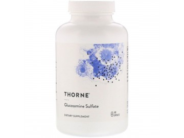 Глюкозамін Сульфат, Glucosamine Sulfate, Thorne Research, 180 рослинних капсул