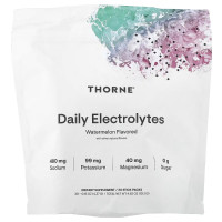 Електроліти, смак кавуна, Daily Electrolytes, Thorne, 30 стиків