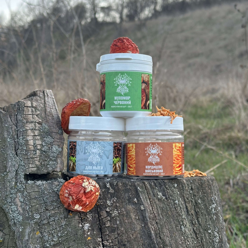 Курс MAN: Для чоловічої сили та здоров’я (1 місяць), "Лісовик", 180 капсул